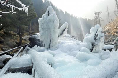  Freezing Temperatures Continue In Ladakh And Kashmir Valley 