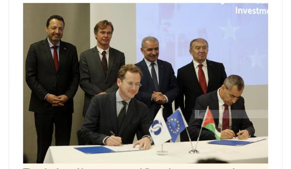 European And Palestinian Institutions Sign €80 Million Worth Investment And Financing Agreements