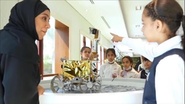 Watch: Students Learning About Space, Rashid Rover At MBRSC
