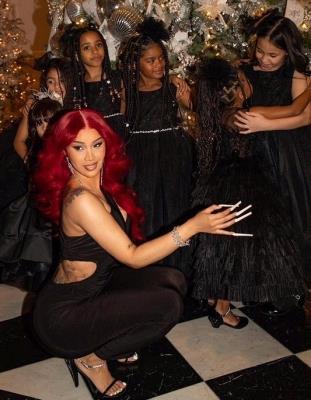 Cardi B Shares Luxe Christmas Photo Shoot With Daughter Kulture