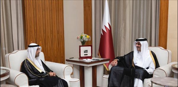 Amir Meets GCC Secretary-General