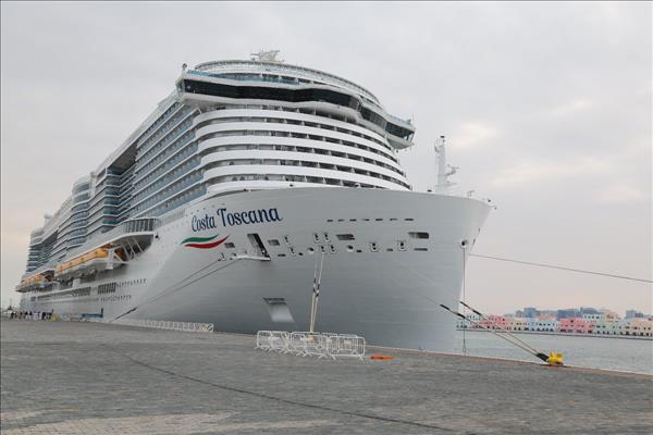 Italian Cruise Ship Costa Toscana Brings 3,798 Tourists As It Returns To Doha Port