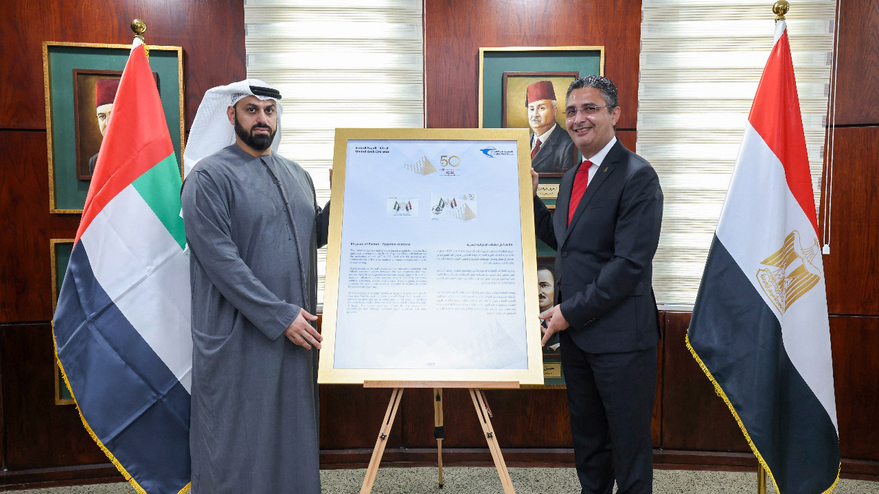 Emirates Post Group collaborates with Egypt Post to launch new stamp that celebrates 50th anniversary of UAE-Egyptian relations