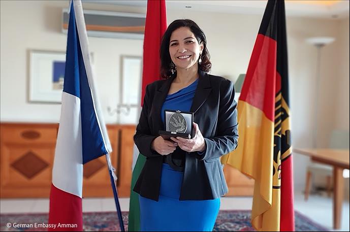 Jordanian Female Advocate Receives Franco-German Prize On Human Rights, Rule Of Law