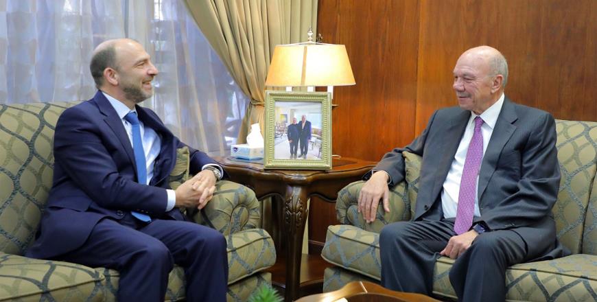 Senate President Meets With Belgium Ambassador