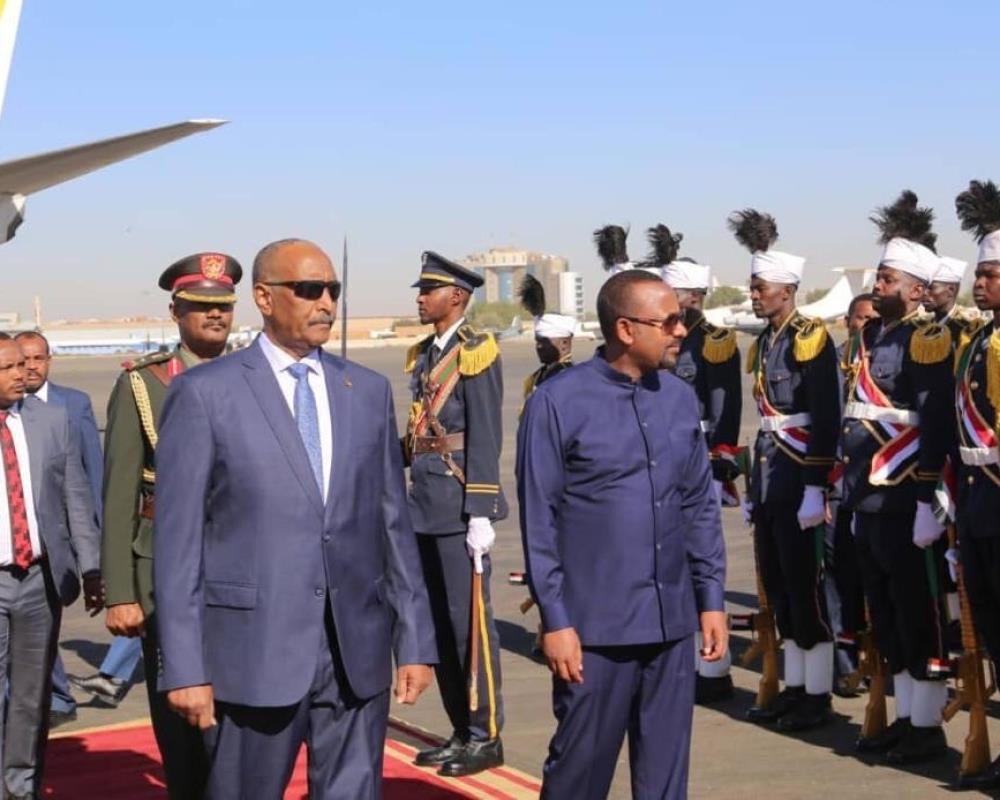 رئيس الوزراء الإثيوبي يصل السودان في زيارة رسمية