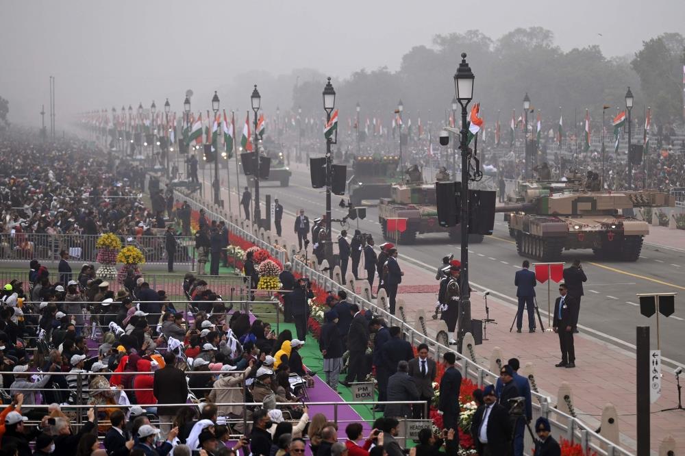 India Showcases Military Might In Republic Day Parade