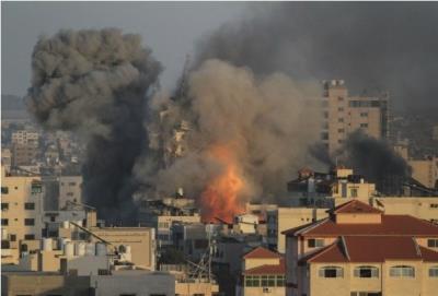  Israeli Fighter Jets Strike Gaza In Response To Rockets Firing (Ld) 