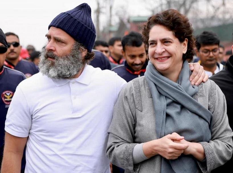 Priyanka Gandhi Joins Rahul's Bharat Jodo Yatra In South Kashmir