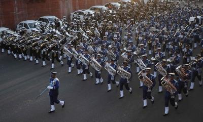  Beating Retreat: Tunes Based On Classical Music Highlight Grand Event At Vijay Chowk 