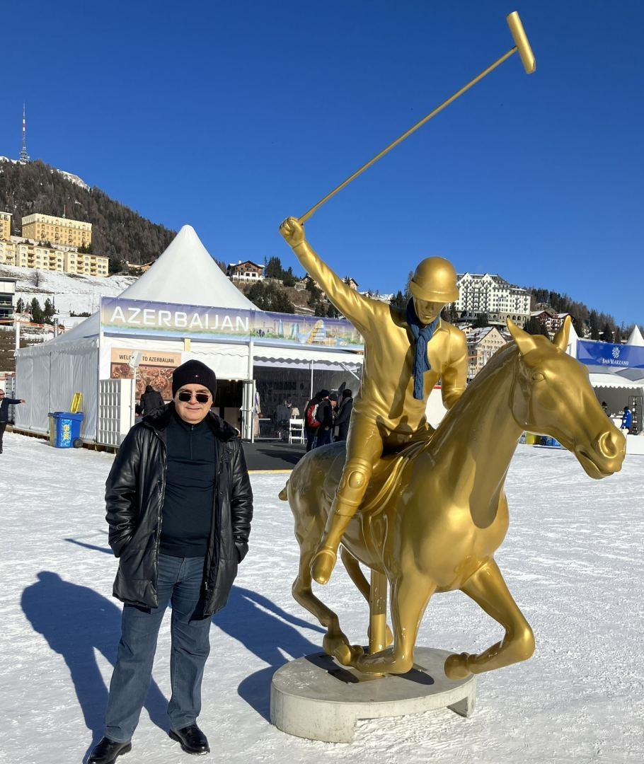 Ambassador To Switzerland Visits Azerbaijani Pavilion Within Snow Polo World Cup In St. Moritz
