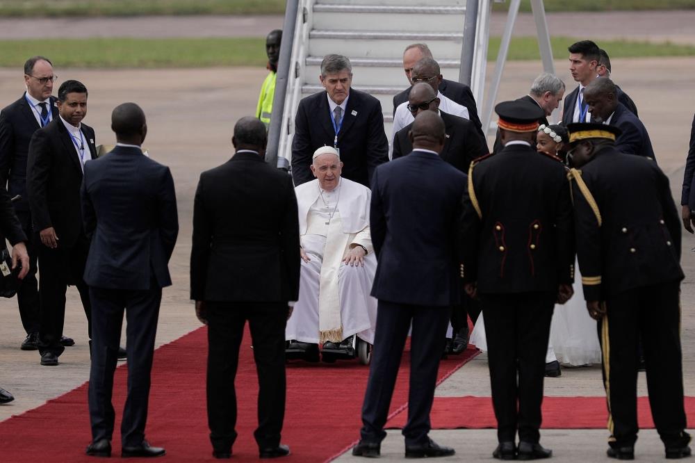 Pope Arrives In DR Congo On 'Beautiful Trip' To Africa