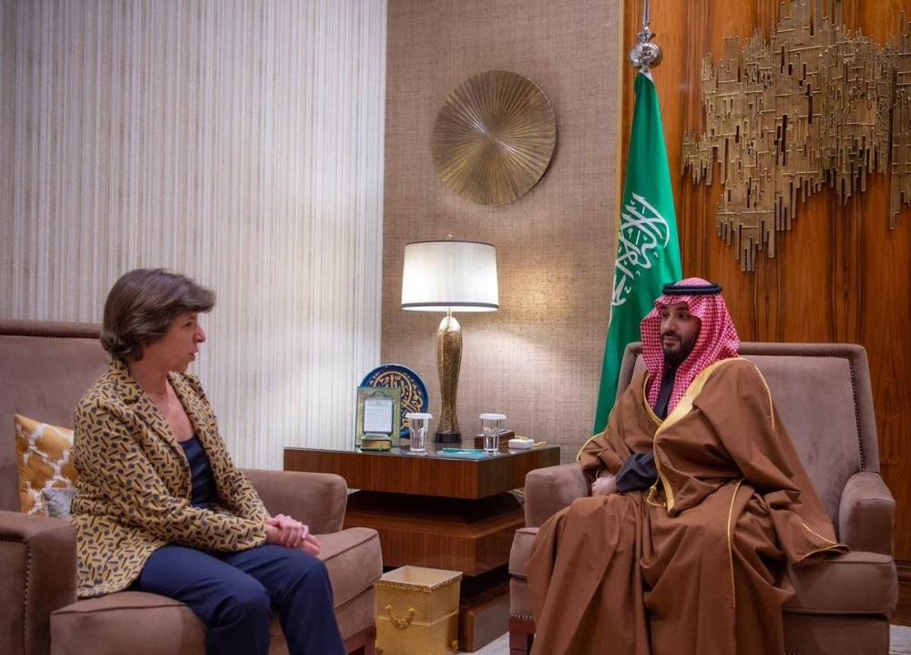 Saudi Crown Prince, French Foreign Minister Discuss Relations