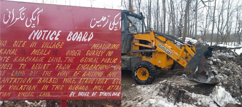 Encroached Land Retrieved From Kin Of Former Minister At Qazigund