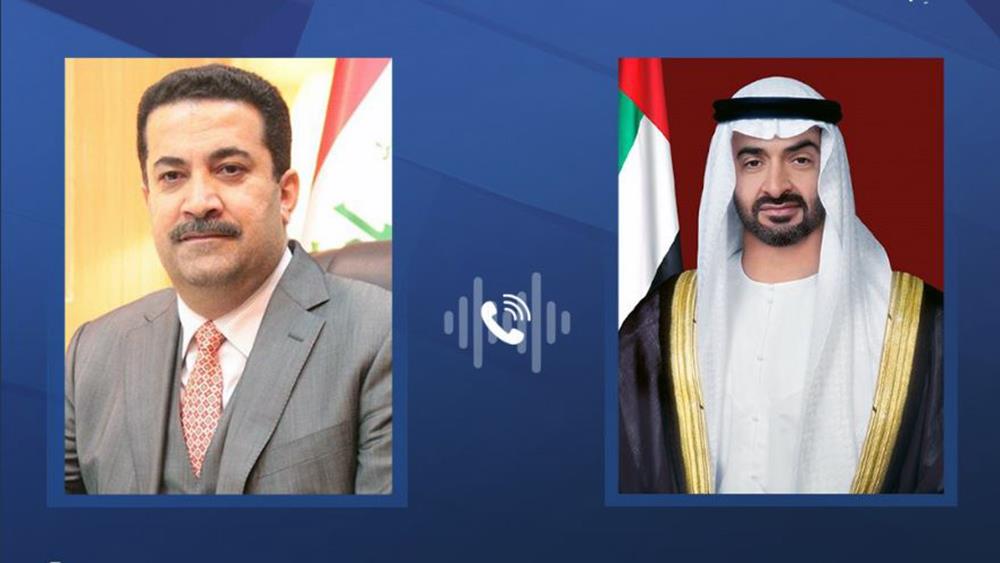 رئيس الدولة ورئيس وزراء العراق يبحثان هاتفياً علاقات البلدين' 