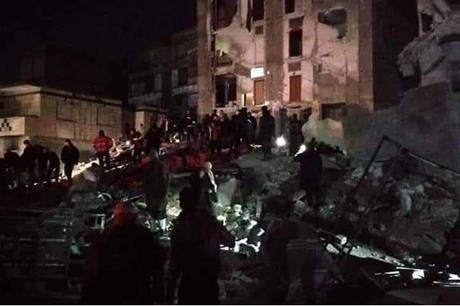 لقطات فيديو لدمار كبير في زلزال تركيا فجر اليوم