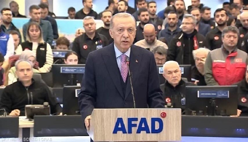 أردوغان يعلن حالة طوارئ في 10 محافظات تركية' 