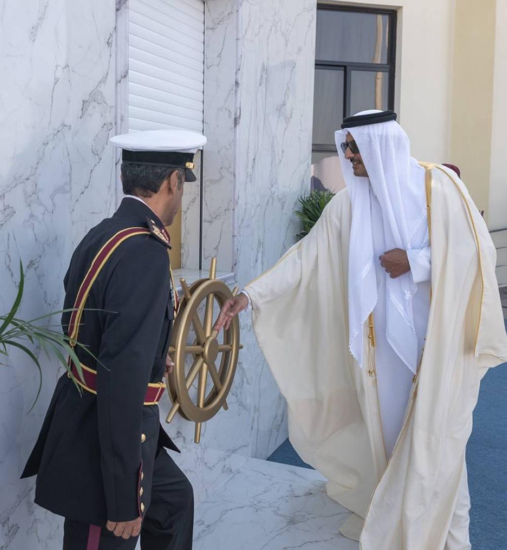 Amir Inaugurates Mohammed Bin Ghanem Al Ghanem Maritime Academy