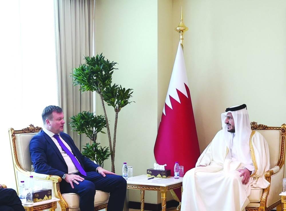 Sheikh Mohamed Meets Finland's Minister Of Development Co-Operation And Foreign Trade