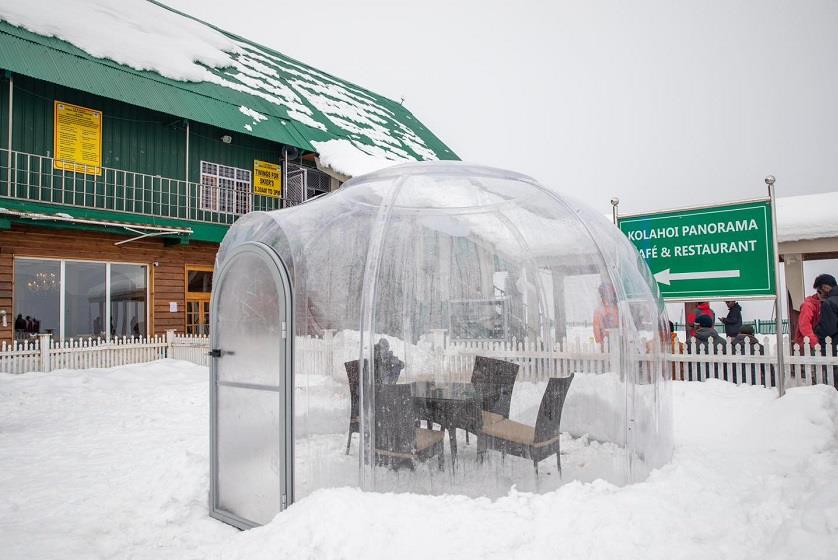 Glass Igloo Becomes New Tourist Attraction In Gulmarg