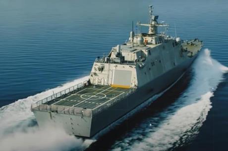 سلاح البحرية الأمريكي يتسلّم سفينة قتالية جدية
