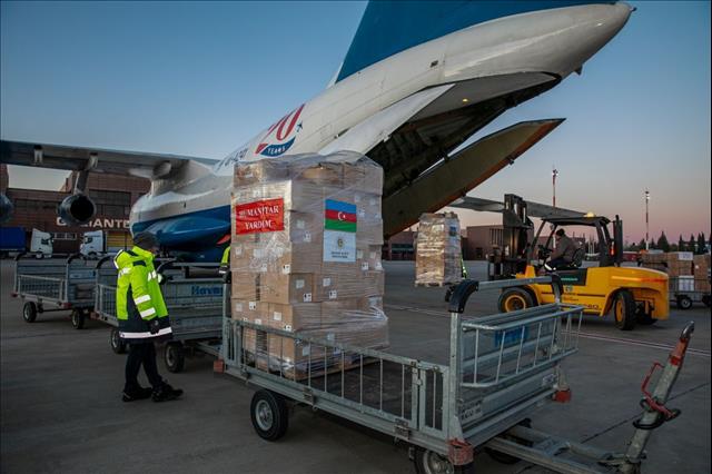 Humanitarian Aid Plane Reaches Turkiye Following Instructions By Azerbaijan's First Lady