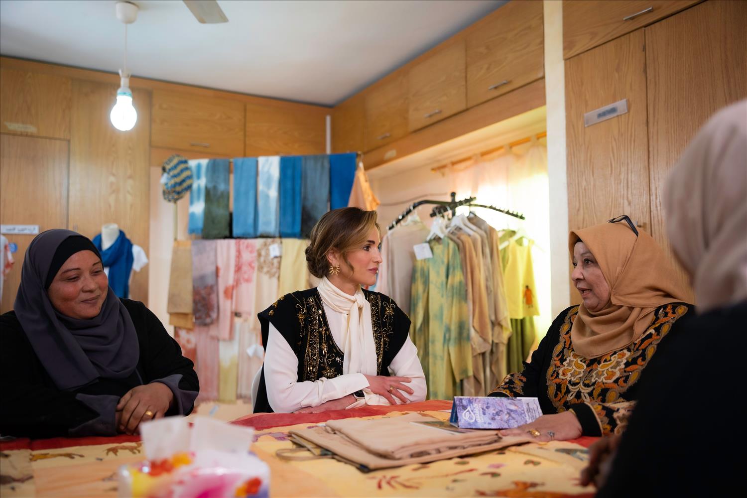 Queen Rania Visits Ghor Al Safi In Al Karak Governorate