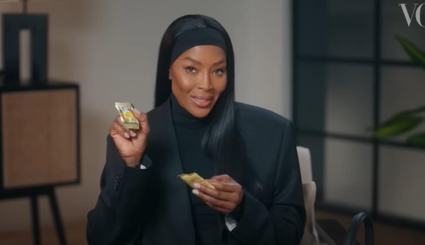 Supermodel Naomi Campbell Carries Samahan In Her Bag