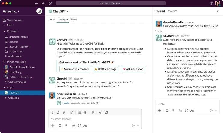 Slack's New Chatgpt Bot Will Talk To Your Colleagues For You