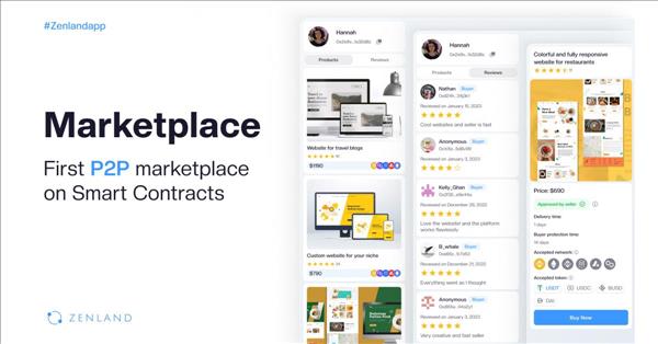 Zenland Launches Word's First P2P Marketplace On Smart Contracts