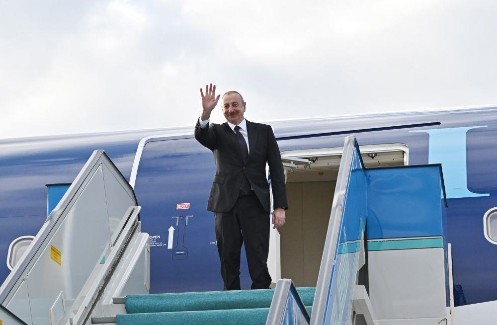 President Ilham Aliyev Ends His Visit To Türkiye