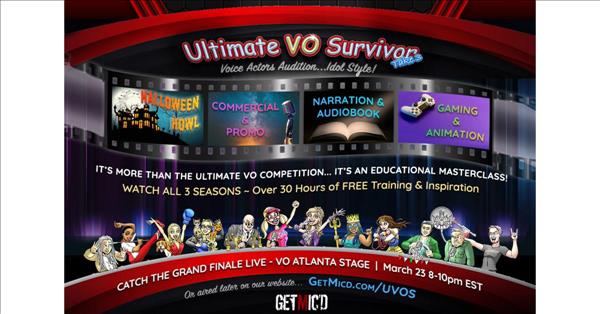 Spotlight On Voice Acting: The ULTIMATE VO SURVIVOR Takes Atlanta By Storm, March 23