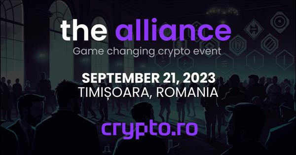 Crypto.Ro Announces Their First Crypto Conference - 'The Alliance'