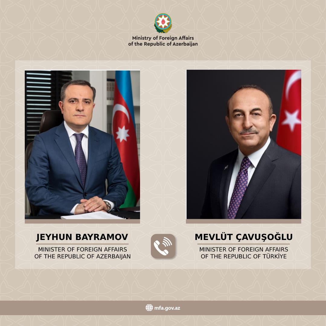 Azerbaijani, Turkiye Top Diplomats Mull Bilateral Issues On Phone