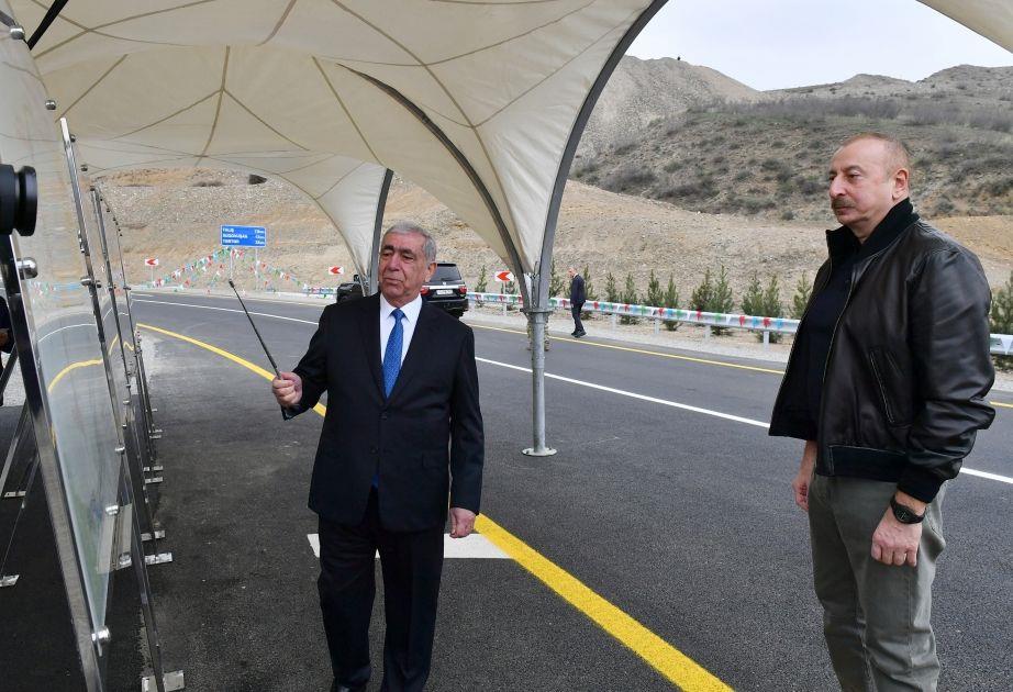 Azerbaijani President And First Vice President Visit Tartar District