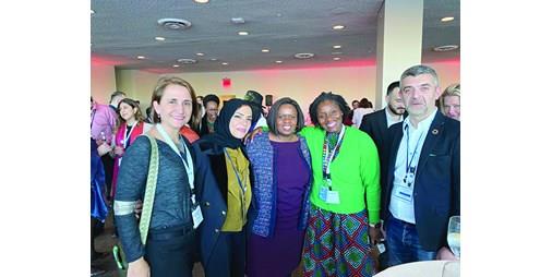 مديرة الاتفاق العالمي للأمم المتحدة لمكتب الكويت و قطر رابعة حسين مكي تسريع التنمية ضرورة لتحقيق الأهداف