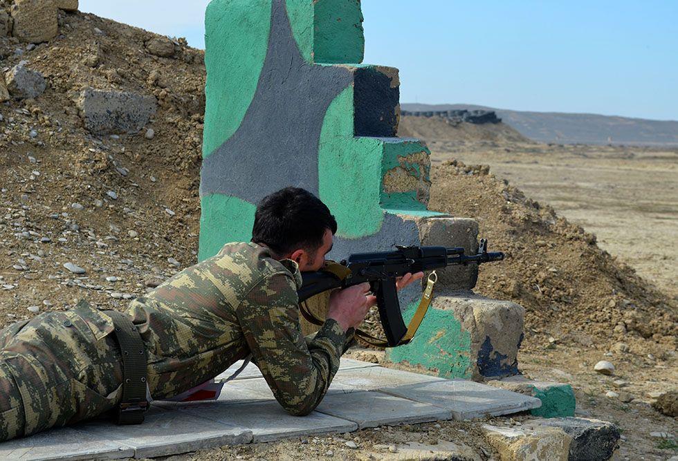 Paramilitary Cross Competition Held In Azerbaijani Land Forces
