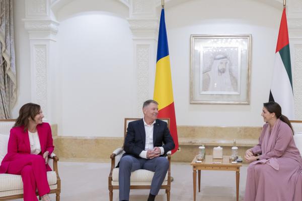 Romania's President Arrives In UAE