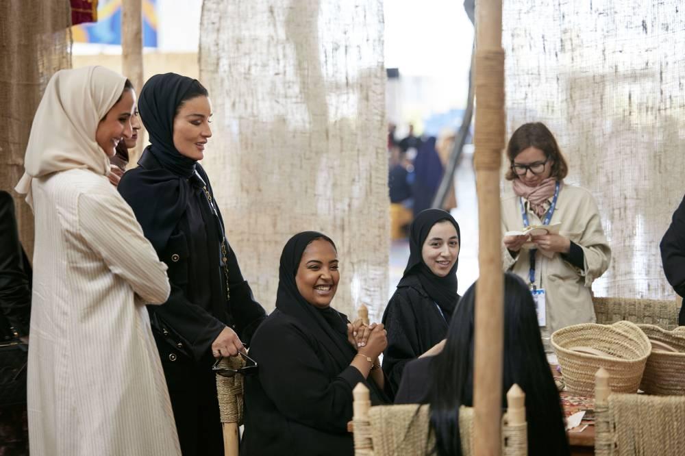 Sheikha Moza Attends Opening Of Tedinarabic Summit