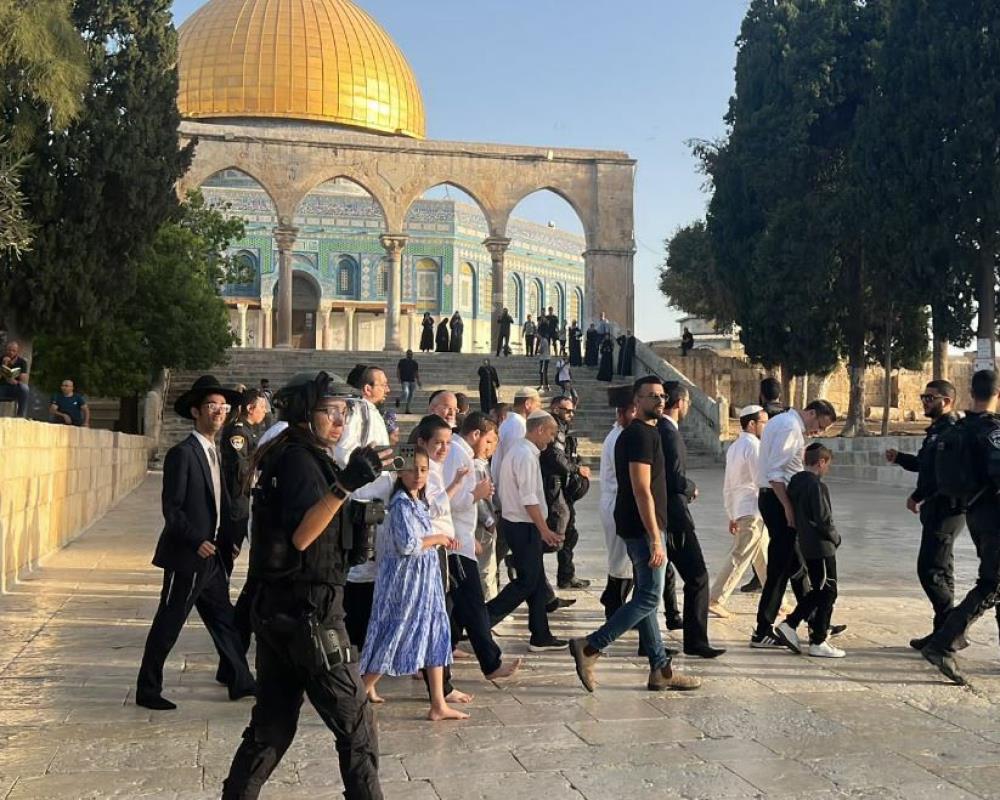 الاحتلال يبعد ناشطة مقدسية عن المسجد الأقصى