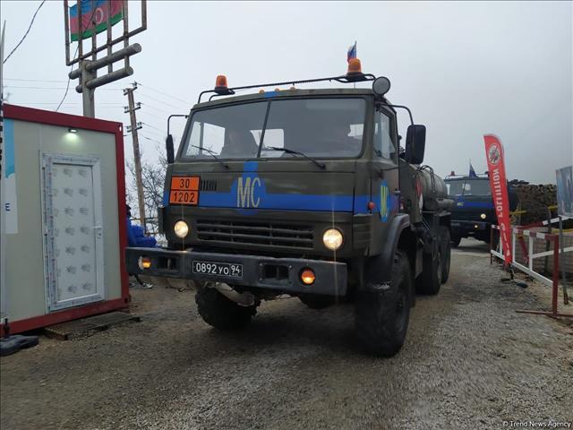 Convoy Of Russian Peacekeepers Moves Freely Along Azerbaijan's Lachin-Khankendi Road