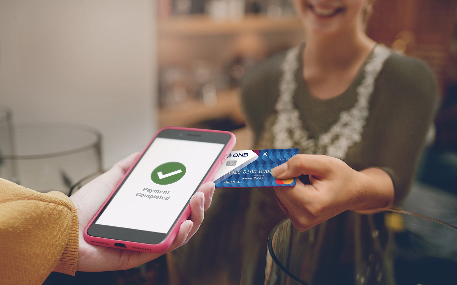 Mastercard and QNB launch “myPOS” tap on phone service for small businesses in Qatar