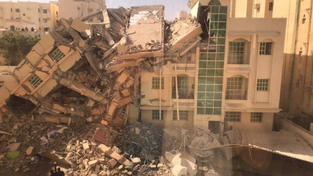 One Dead In Mansoura Building Collapse