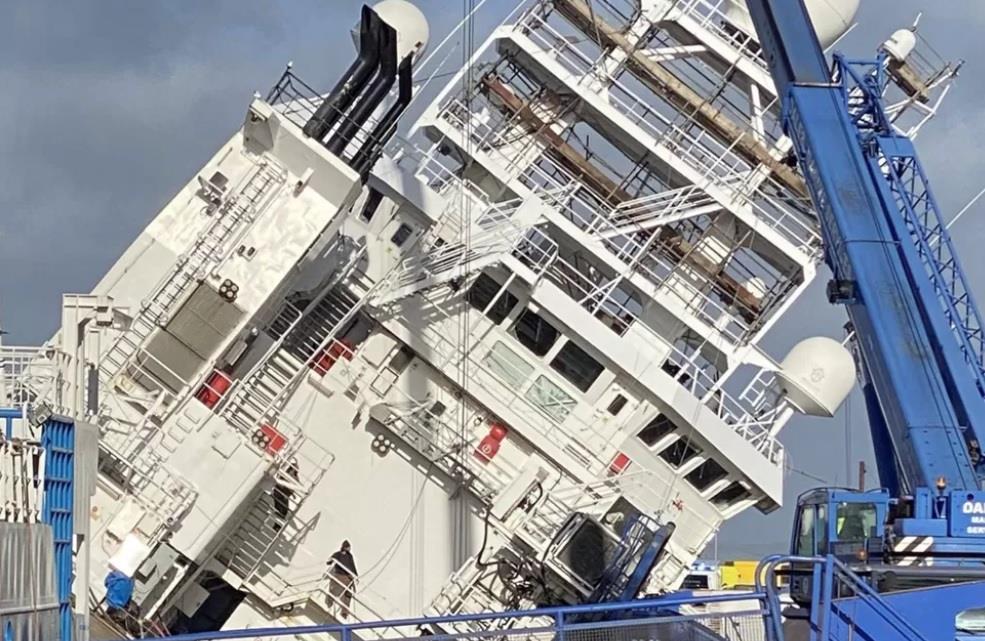 Multiple Injuries After Ship Tips Over At Edinburgh Dockyard