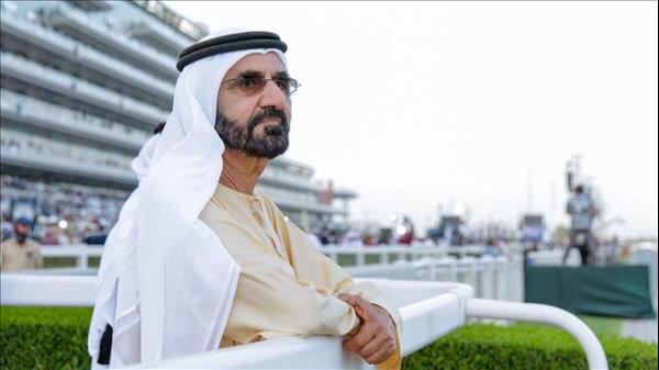 Sheikh Mohammed Welcomes Guests To Dubai World Cup