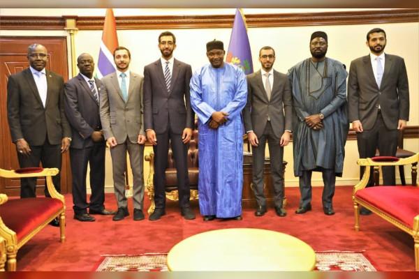 Shakhboot Bin Nahyan Al Nahyan Meets President Of Gambia