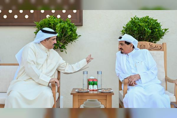 Ajman Ruler Receives Bahraini Ambassador
