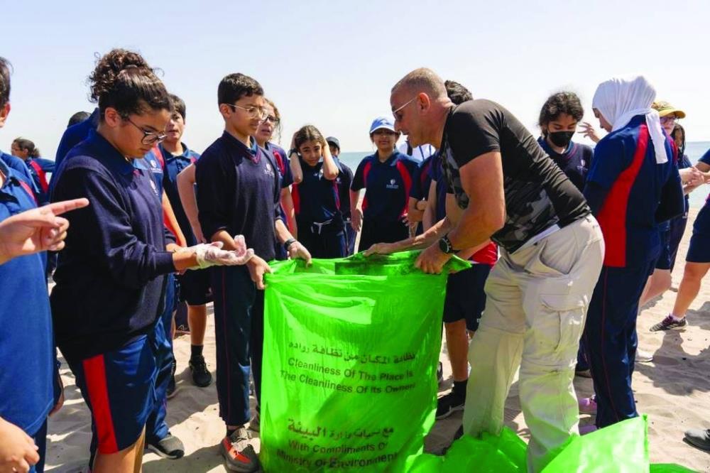 Moecc Holds Sealine Beach Clean-Up Campaign