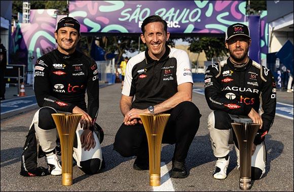 Mitch Evans Leads Jaguar to Podium Sweep at Formula E Sao Paulo E-Prix