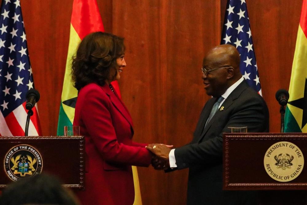 US VP Harris Brings Aid Package To Ghana On Africa Tour